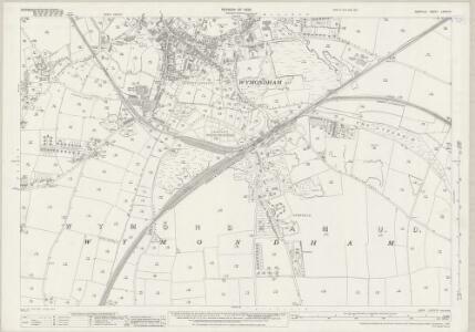 Norfolk LXXIV.14 (includes: Wymondham) - 25 Inch Map