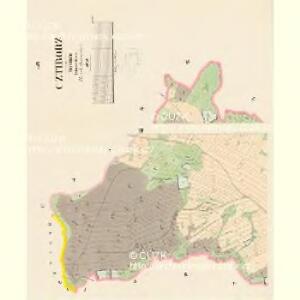 Cztiborz - c0767-1-002 - Kaiserpflichtexemplar der Landkarten des stabilen Katasters