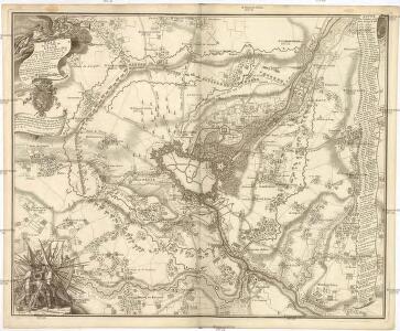 Plan de la ville de Lille investie par les Haut-Allies sous le commandement de S.A. le prince Eugene de Savoye le 13. aoust et prize le 8. octobre 1708 ou l'on void comment et par ou elle a esté attaquée