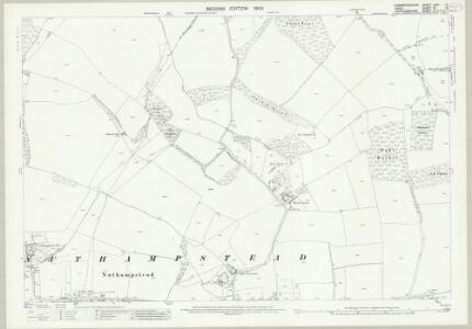 Cambridgeshire LXIIA.12 (includes: Barley; Chrishall; Little Chishill; Nuthampstead) - 25 Inch Map