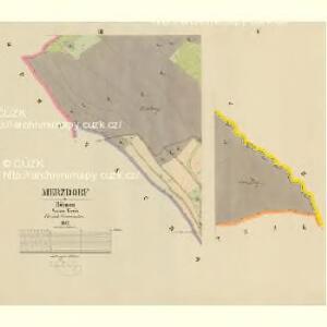 Merzdorf - c4549-1-002 - Kaiserpflichtexemplar der Landkarten des stabilen Katasters