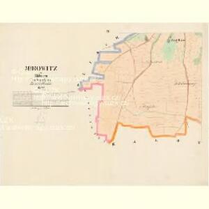 Mirowitz - c4705-1-003 - Kaiserpflichtexemplar der Landkarten des stabilen Katasters