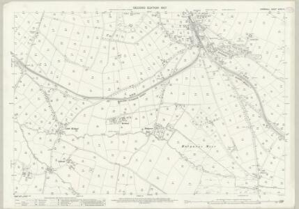 Cornwall XXXIV.6 (includes: Bodmin Borough; Lanhydrock; Lanivet) - 25 Inch Map