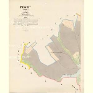 Pischt (Pisst) - c5789-1-001 - Kaiserpflichtexemplar der Landkarten des stabilen Katasters
