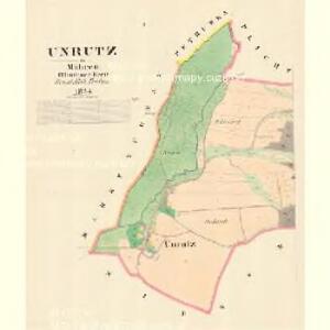 Unrutz - m3227-1-001 - Kaiserpflichtexemplar der Landkarten des stabilen Katasters
