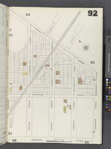 Brooklyn Vol. A Plate No. 92 [Map bounded by Woodbine St., Forest Ave., Hancock St., Jefferson Ave., Onderdonk Ave.]