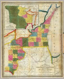 Map of the Settled Part of Wisconsin Territory.
