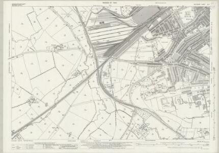 Wiltshire XV.7 (includes: Lydiard Tregoze; Swindon; Wroughton) - 25 Inch Map