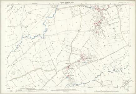Somerset LXIV.4 (includes: Ansford; Castle Cary; Ditcheat; Lamyat) - 25 Inch Map