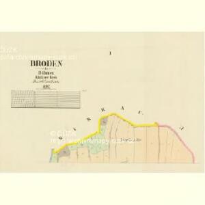 Broden - c0453-1-001 - Kaiserpflichtexemplar der Landkarten des stabilen Katasters