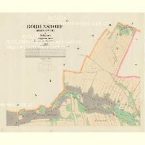 Boidensdorf (Bodanowice) - m0128-1-002 - Kaiserpflichtexemplar der Landkarten des stabilen Katasters