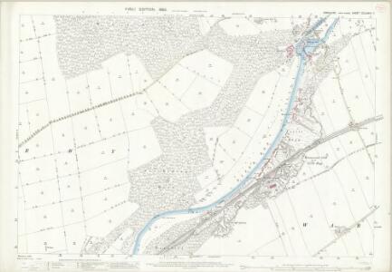 Yorkshire CCLXXXIV.7 (includes: Cadeby; Conisbrough Parks; Spotbrough; Warmsworth) - 25 Inch Map