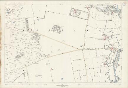 Norfolk XCIV.12 (includes: Eccles; Roudham; Snetterton) - 25 Inch Map
