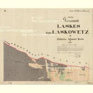 Laskes - m3434-1-002 - Kaiserpflichtexemplar der Landkarten des stabilen Katasters