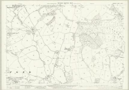 Somerset LXIX.14 (includes: Bathealton; Langford Budville; Milverton; Stawley) - 25 Inch Map