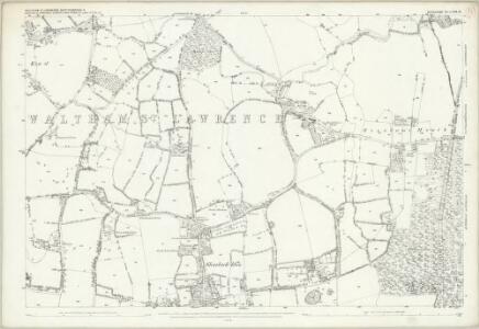 Berkshire XXX.16 (includes: Binfield; Shottesbrooke; Waltham St Lawrence) - 25 Inch Map