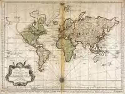 An essay of a new and compact map, containing the known parts of the terrestrial globe