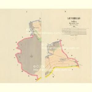 Litohrad - c4166-1-001 - Kaiserpflichtexemplar der Landkarten des stabilen Katasters