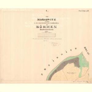 Zahradka - c9069-1-001 - Kaiserpflichtexemplar der Landkarten des stabilen Katasters