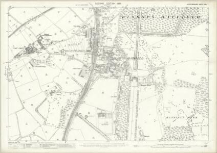 Hertfordshire XXXV.7 (includes: Bishops Hatfield) - 25 Inch Map