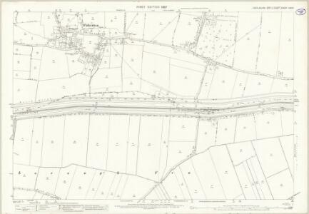 Lincolnshire LXXI.6 (includes: Cherry Willingham; Fiskerton; Heighington; Washingborough) - 25 Inch Map