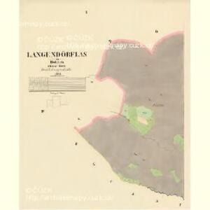 Langendörflas - c1151-1-001 - Kaiserpflichtexemplar der Landkarten des stabilen Katasters