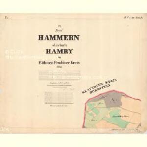 Hammern - c1768-1-001 - Kaiserpflichtexemplar der Landkarten des stabilen Katasters