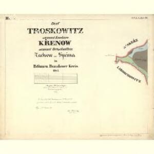 Troskowitz - c7988-1-002 - Kaiserpflichtexemplar der Landkarten des stabilen Katasters