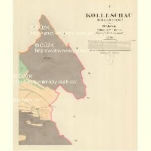 Kolleschau (Koleschau) - m1248-1-002 - Kaiserpflichtexemplar der Landkarten des stabilen Katasters