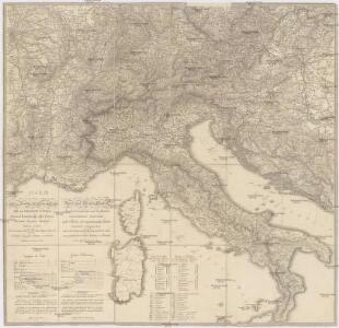 Carta delle poste e stazioni militari per le provincie d'Italia
