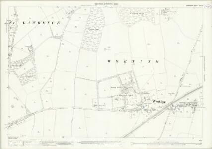 Hampshire and Isle of Wight XVIII.6 (includes: Basingstoke; Wootton St Lawrence) - 25 Inch Map