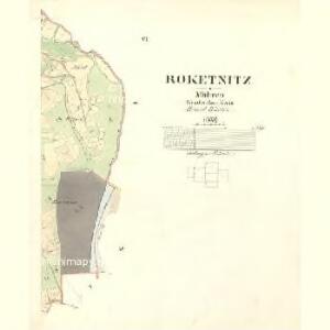 Roketnitz - m2594-1-005 - Kaiserpflichtexemplar der Landkarten des stabilen Katasters