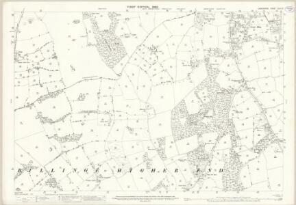 Lancashire XCIII.13 (includes: Billinge And Winstanley; Upholland) - 25 Inch Map
