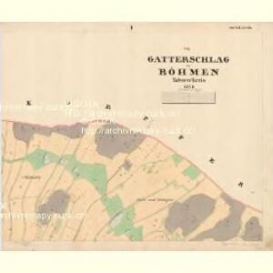Gatterschlag - c2965-1-001 - Kaiserpflichtexemplar der Landkarten des stabilen Katasters