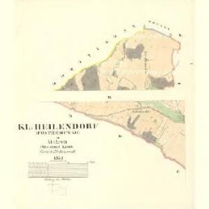 Klein Heilendorf (Postřemuwko) - m2384-1-001 - Kaiserpflichtexemplar der Landkarten des stabilen Katasters