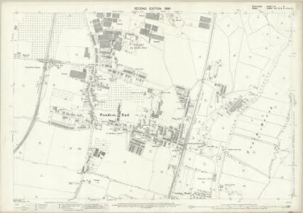 Middlesex VII.8 (includes: Edmonton All Saints; Enfield St Andrew) - 25 Inch Map