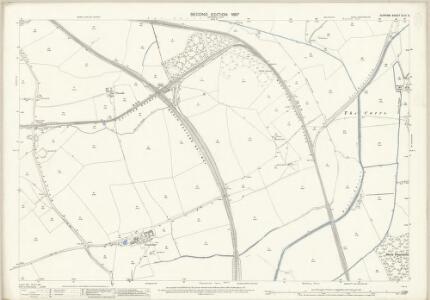 Durham XLIII.3 (includes: Bishop Middleham; Bradbury; Chilton; Mainsforth; Sedgefield; Woodham) - 25 Inch Map