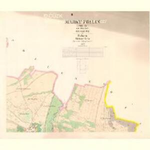 Pollin (Polin) - c5976-1-002 - Kaiserpflichtexemplar der Landkarten des stabilen Katasters