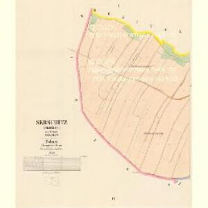 Skrschitz (Skršice) - c6955-1-001 - Kaiserpflichtexemplar der Landkarten des stabilen Katasters