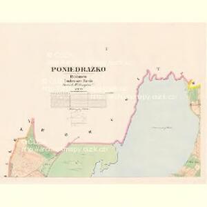 Poniedražko - c6007-1-001 - Kaiserpflichtexemplar der Landkarten des stabilen Katasters