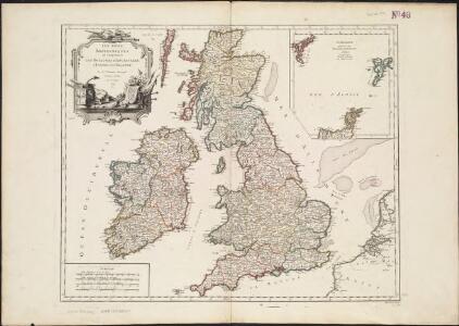 Les Isles Britanniques, qui comprennent les Royaumes d'Angleterre, d'Ecosse et d'Irlande