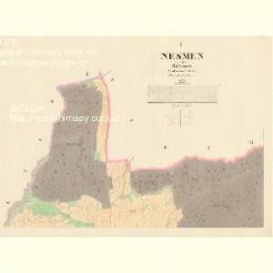 Nesmen - c5057-1-001 - Kaiserpflichtexemplar der Landkarten des stabilen Katasters