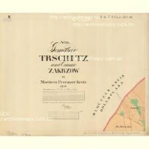 Trschitz - m3142-1-002 - Kaiserpflichtexemplar der Landkarten des stabilen Katasters