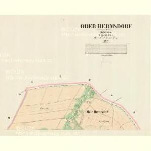 Ober Hermsdorf - m0782-1-001 - Kaiserpflichtexemplar der Landkarten des stabilen Katasters