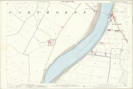 Lincolnshire X.2 (includes: Alkborough; Burton upon Stather; Garthorpe) - 25 Inch Map