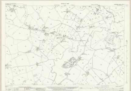Lancashire XLVI.13 (includes: Bowland With Leagram; Chipping; Thornley With Wheatley) - 25 Inch Map