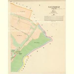 Dalleschitz (Dallessic) - c1052-1-002 - Kaiserpflichtexemplar der Landkarten des stabilen Katasters