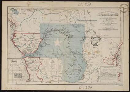Croquis hydrographique de l'Afrique centrale