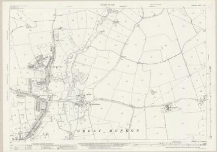 Durham LV.3 (includes: Barmpton; Darlington; Great Burdon; Morton Palms; Sadberge) - 25 Inch Map