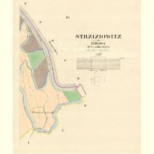 Strziziowitz - m2926-1-003 - Kaiserpflichtexemplar der Landkarten des stabilen Katasters